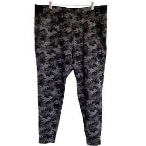 Rhone Pants Mens XXL Gray Camo Joggers Performance Comfort Sweats Drawst…